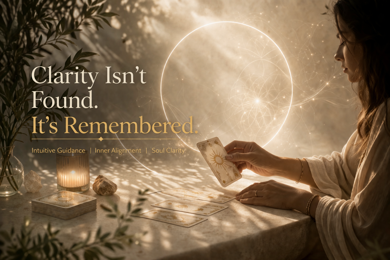 Clarity Isn't Found. It's Remembered.